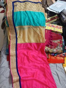 Designer Saree with Embellishments