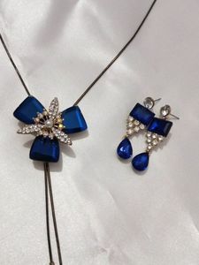 Blue Crystal Ad Korean Set