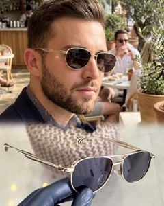 Gold Aviator Sunglasses