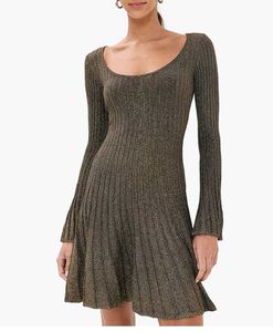 Sparkly Knit Mini Dress