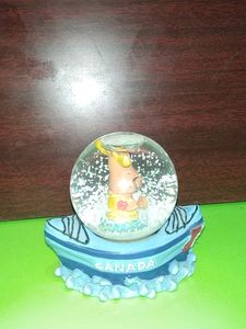 Cute Moose Canada Snow Globe