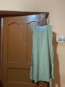 Light Green Sleeveless dress..