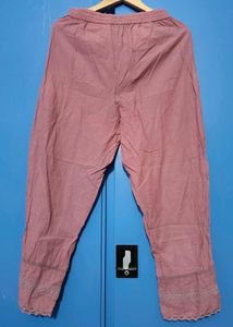 Boho Pink Kurta with Lace Detail