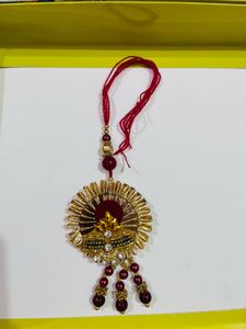 Floral Accessory lumba for rakhi set if 2