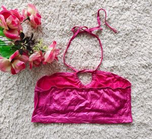 shein Ruched Halter Top