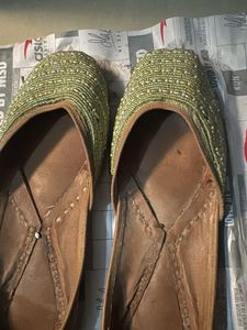 Embellished Khussa Flats