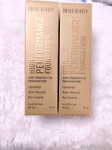 Swiss Beauty Liquid Dewy Foundation Pack of 2