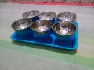 Retro Stainless Steel Dessert Cups