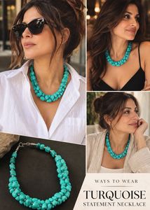 Turquoise Statement Necklace