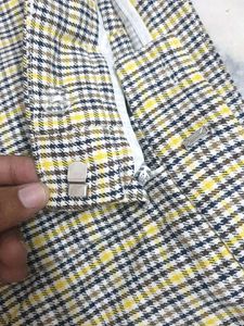 Trendy Plaid Print Pants