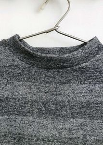 Stylish Grey Long Sleeve Top