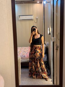 Beautiful Printed Lehenga Skirt Set
