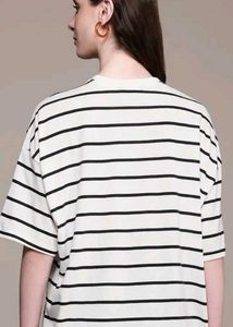 Striped "World Explorer" T-Shirt