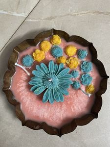 Handmade Floral Scented Candle