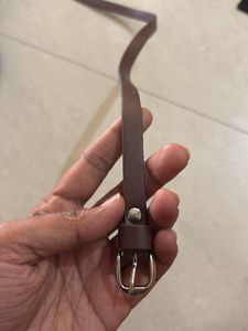 Classic Brown Leather Belt
