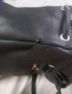 Mini Black Backpack Women's College School Bag 🎒