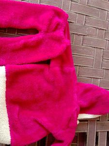 Cozy Pink Fleece Tracksuit Set