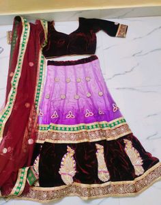 Heavy Work Lehnga Choli With Dupatta