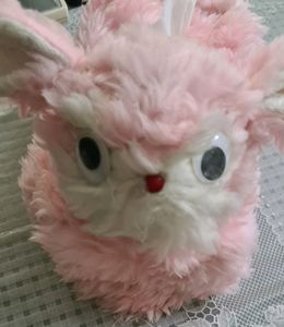 Furry Bunny as Tissue Box Cover