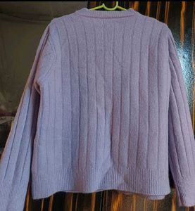 Lavender Knit Cardigan