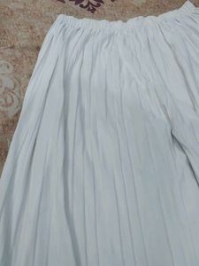 Comfortable White striped Palazzo Pants