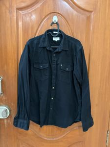 Men's Black Long Sleeve Western Shirt