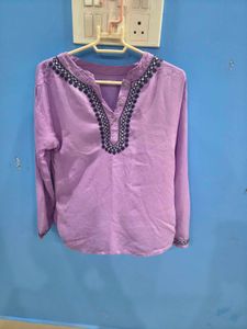 Beautiful Purple Kurta