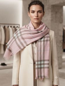 Burberry Pink Check Scarf
