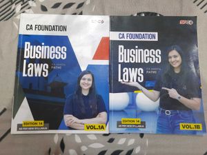 CA foundation law books by ankita pat
