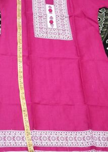 Kurti khadi 1 piece Rose design latest fancy/weste