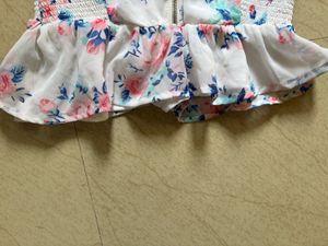Floral Print Crop Top