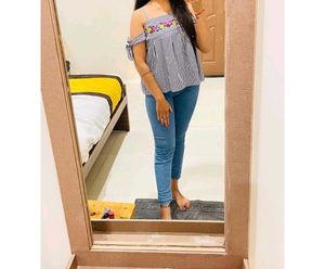 Striped Cold Shoulder Top