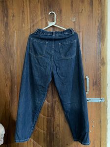 Women's Dark Wash Baggy Jeans