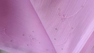 Elegant light pink saree