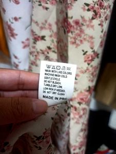 Floral Print Wrap Midi Dress