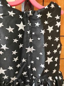 Star Print Dress/frock for kids