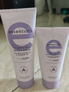 Oriflame Essentials Calming Face Wash &amp; Scrub and