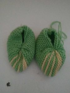 Cute Knitted Baby Booties