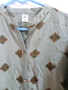 Gray Kurta Set
