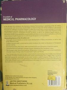 Essentials of Medical Pharmacology 7th Edition