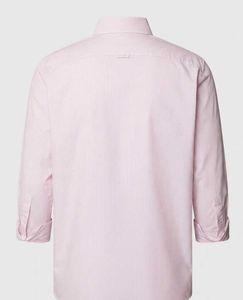 Pink Striped Button-Up Shirt