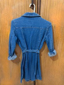 ONLY Denim Dress with Belt