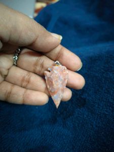 Arrow Head Natural Semi Precious Stone Pendent