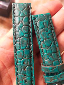 Customised Vintage Look Genuine Leather Strap