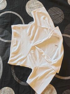 White Crop Top