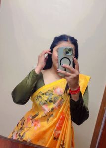 Floral Yellow Lehenga