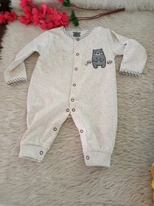 Taurus Grey Printed Romper ( Boys)