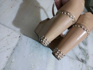 Tan Wedge Sandals