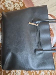 LINO PERROS Grey Tote Bag