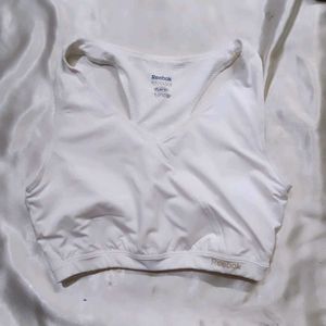 Reebok White Sports Bra
